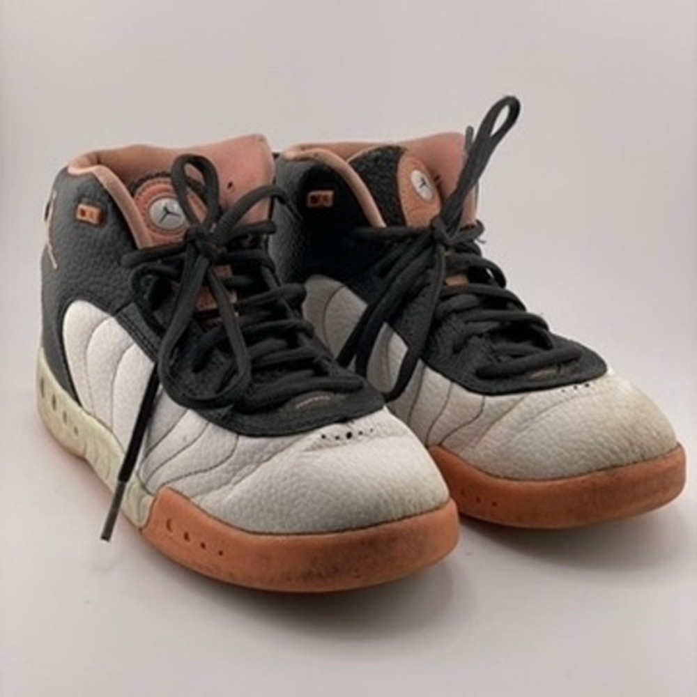 Jordan Jumpman Pro Youth Basketball Shoes Sneakers Black White Peach AV3250-160